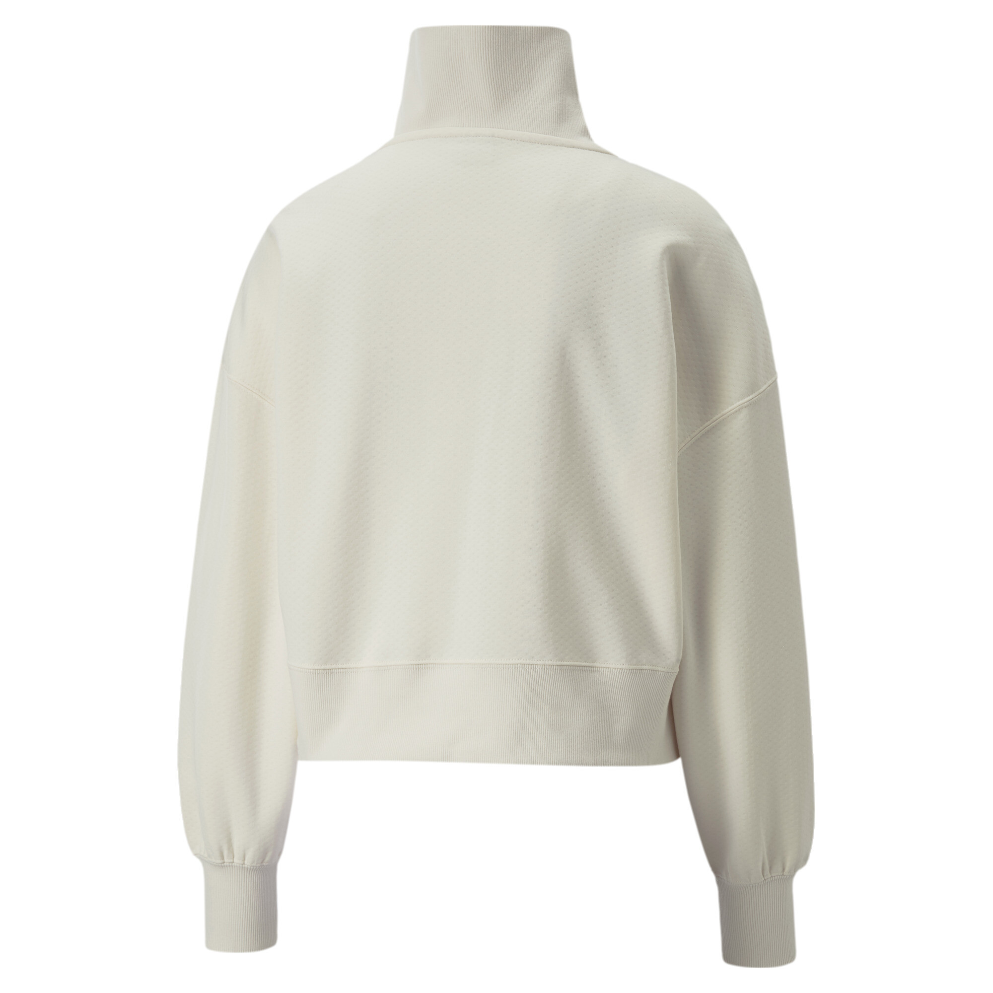 Women's PUMA Infuse Half-Zip Sweatshirt Women In White, Size Large