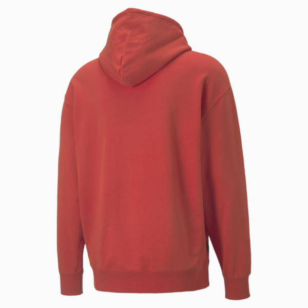 Buzo con capucha para hombre Downtown, Burnt Red, large-ARG