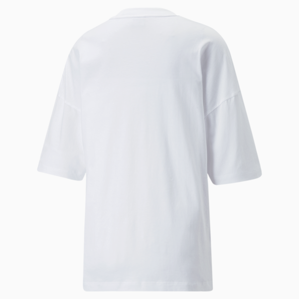 Classics Oversized Tee Women, Puma White, large-ZAF