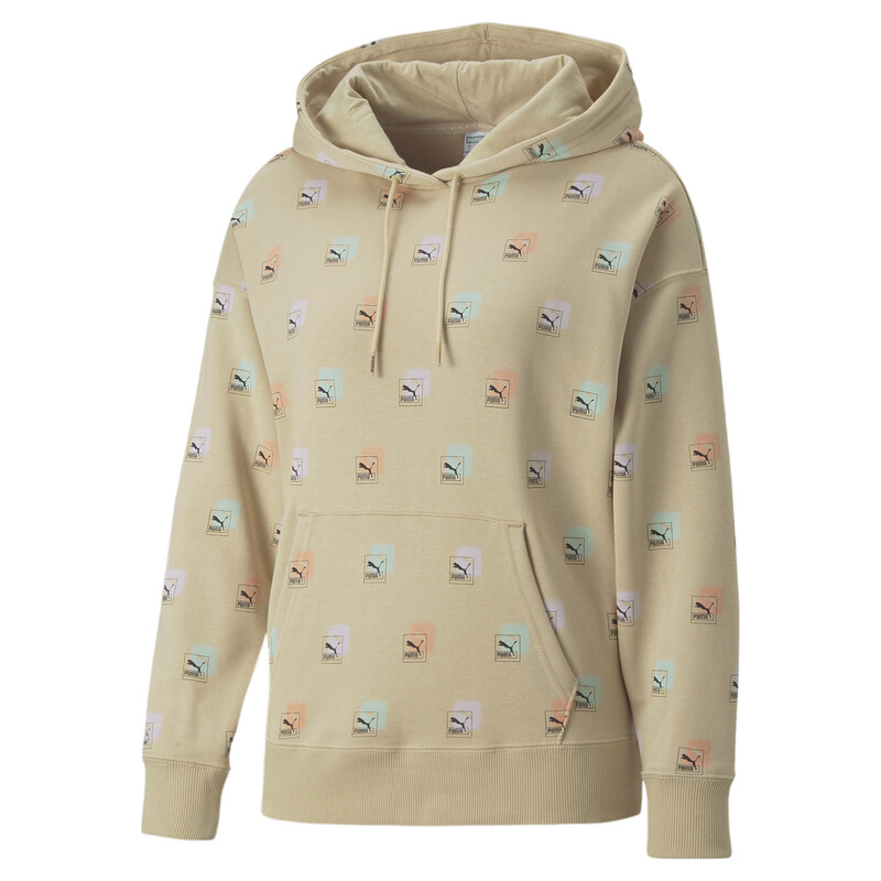 Women's PUMA Brand Love Printed Regular Fit Hoodie