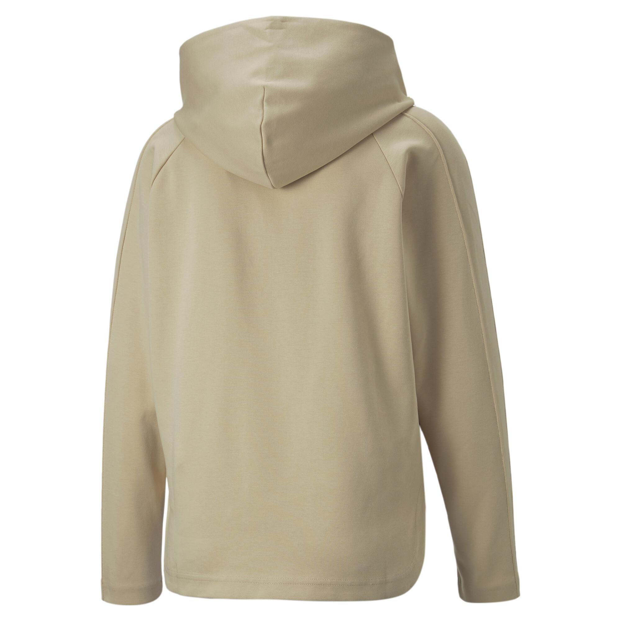 Women's PUMA T7 Relaxed Hoodie Women In Beige, Size XS