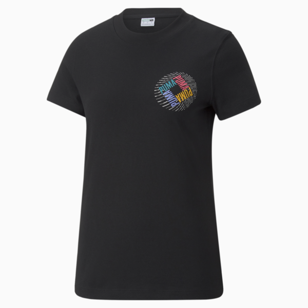 SWxP Graphic Tee Women, Puma Black, large-ZAF