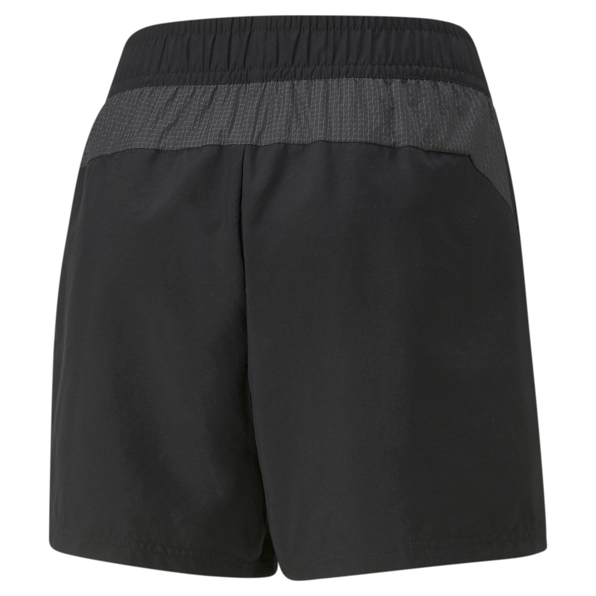 Women's PUMA SWxP Woven Shorts Women In Black, Size Medium