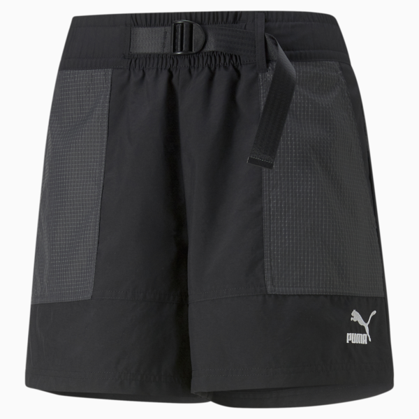 SWxP Woven Shorts Women, Puma Black, large-ZAF