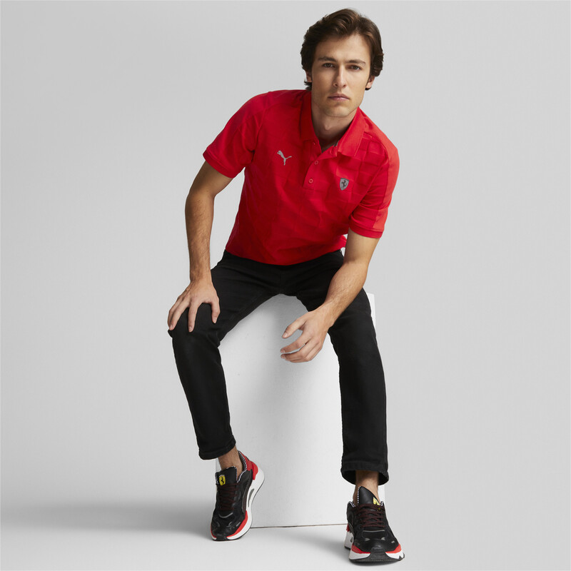 

Men's PUMA Ferrari Jacquard Polo