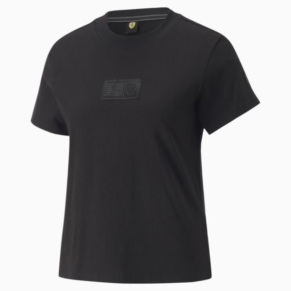 Scuderia Ferrari Style Tee Women, Puma Black, large-ZAF