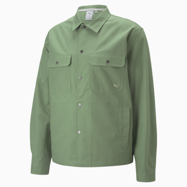 MMQ Ripstop Overshirt, Dusty Green, large-ZAF