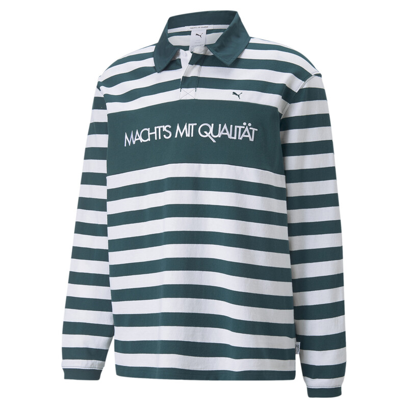 

PUMA MMQ Sail To Bay Long Sleeve Relaxed Fit Polo