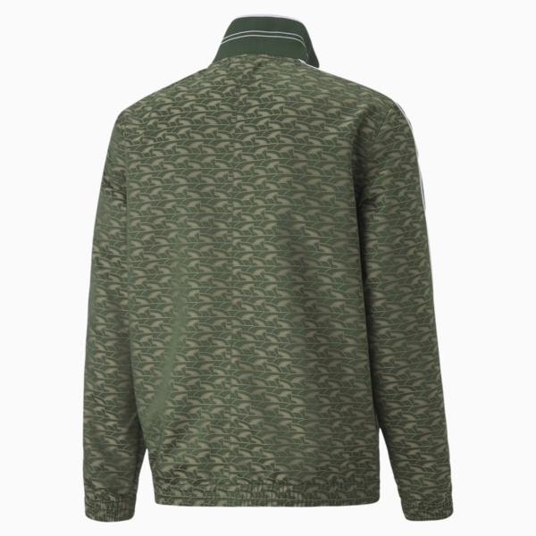 Players' Lounge Track Jacket Men, Deep Forest-AOP, large-ZAF