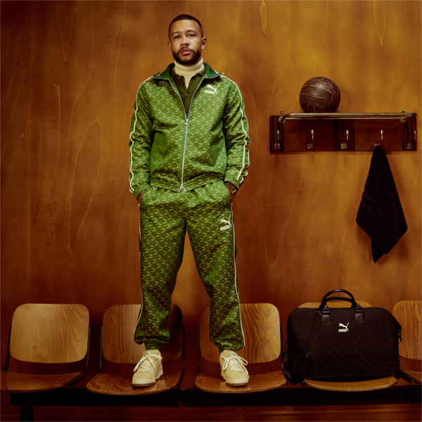 Players' Lounge Track Jacket Men, Deep Forest-AOP, large-ZAF