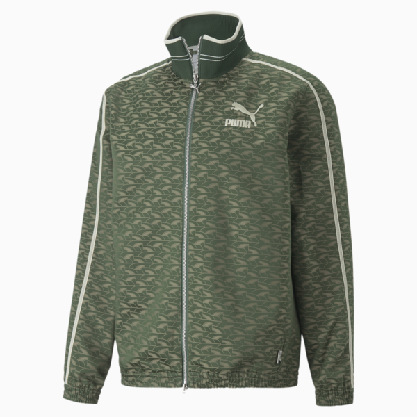 Players' Lounge Track Jacket Men, Deep Forest-AOP, large-ZAF