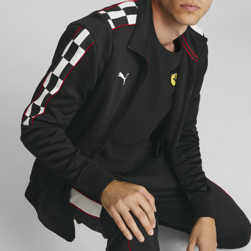 Men's PUMA Ferrari Race MT7 Track Jacket, Black