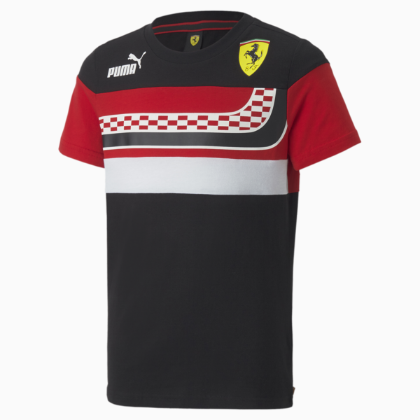 Scuderia Ferrari Race SDS Motorsport Tee Youth, Puma Black, large-MEX