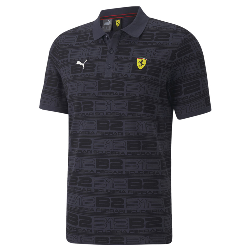 

Men's PUMA Scuderia Ferrari Race Graphic Printed Motorsport Polo Shirt Men