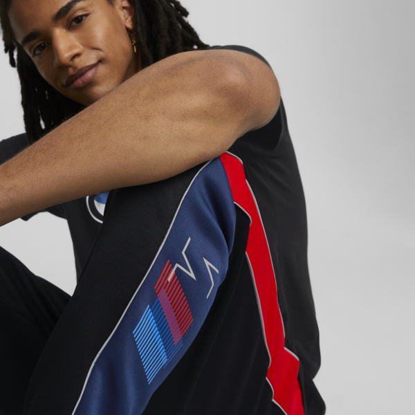 BMW M Motorsport MT7 Track Pants Men, Puma Black-M color, large-MEX