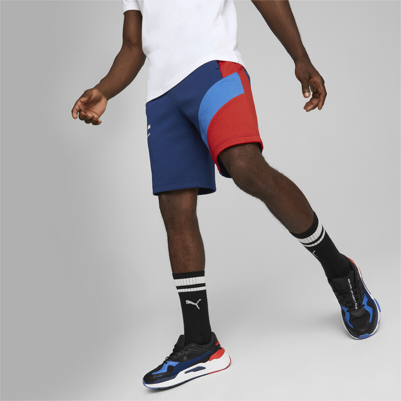 

Men's PUMA BMW M Motorsport Sweat Shorts, Black/blue