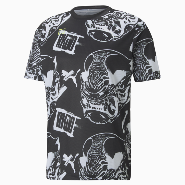 RKDO E7 Performance Esports Short Sleeve Tee Men, Puma Black, large-ZAF