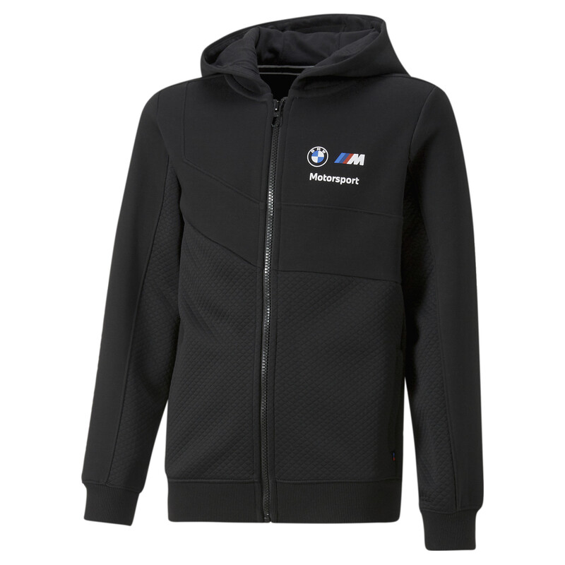 

PUMA BMW M Motorsport Youth Hooded Jacket, Black