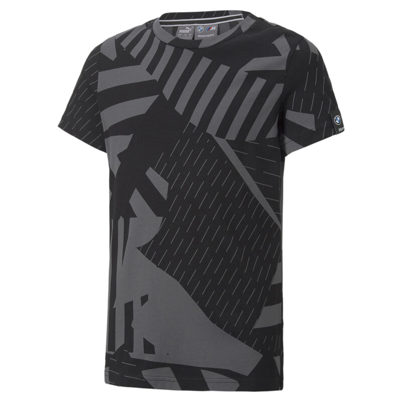 PUMA BMW M Motorsport Printed T Shirt Youth in Gray size 9 10Y