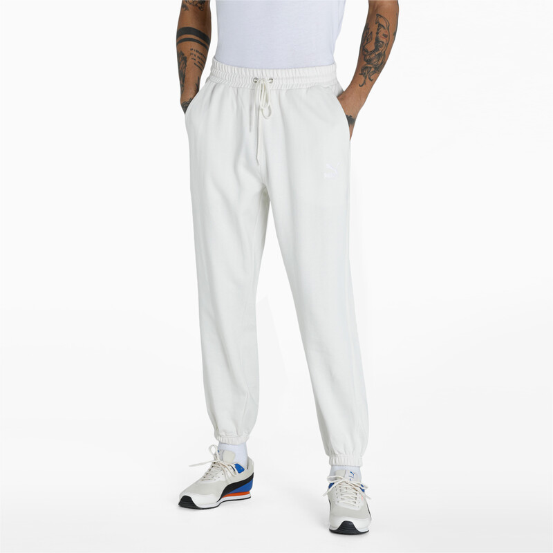 

Men's PUMA Knitted Relaxed Fit Pants, Ivory glow