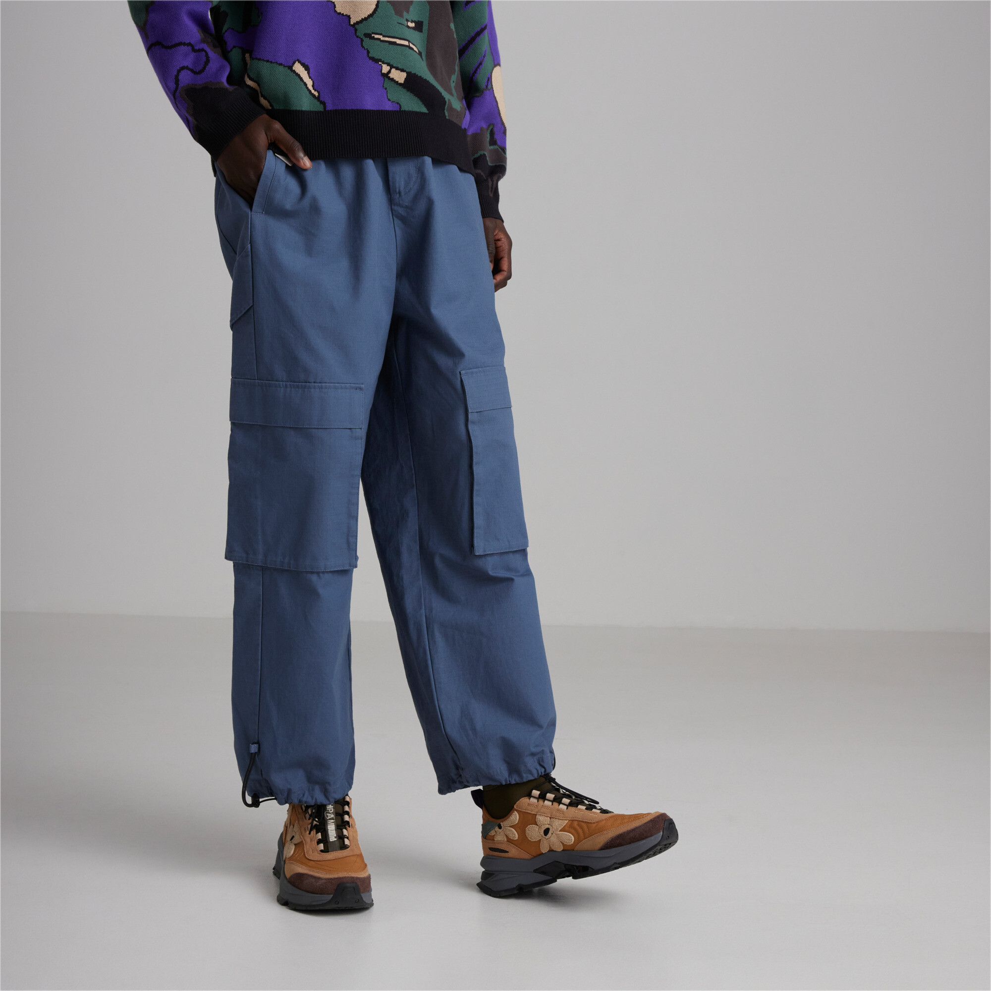 Louis Vuitton Staples Edition Cargo Wide Leg Pants