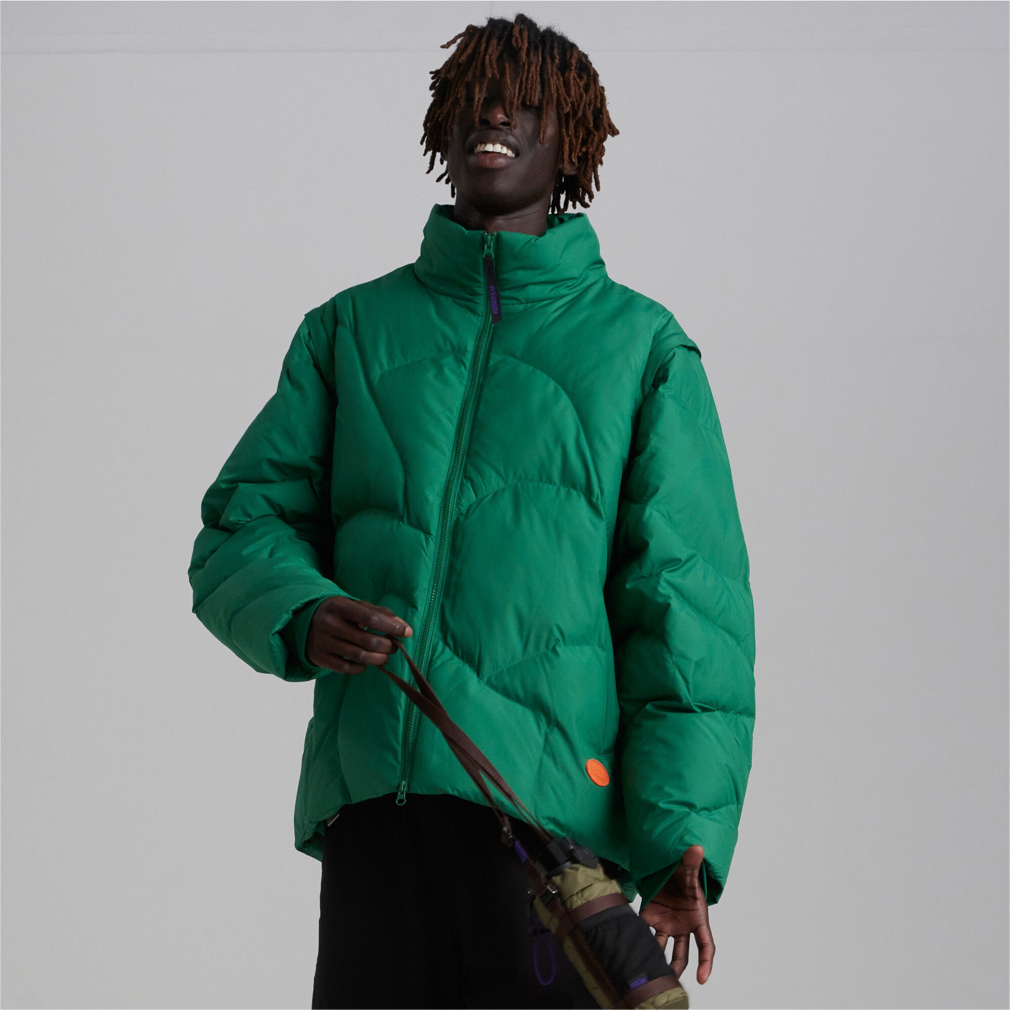 Куртка PUMA x P.A.M. Puffer Jacket | Цвет: Зеленый | Verdant