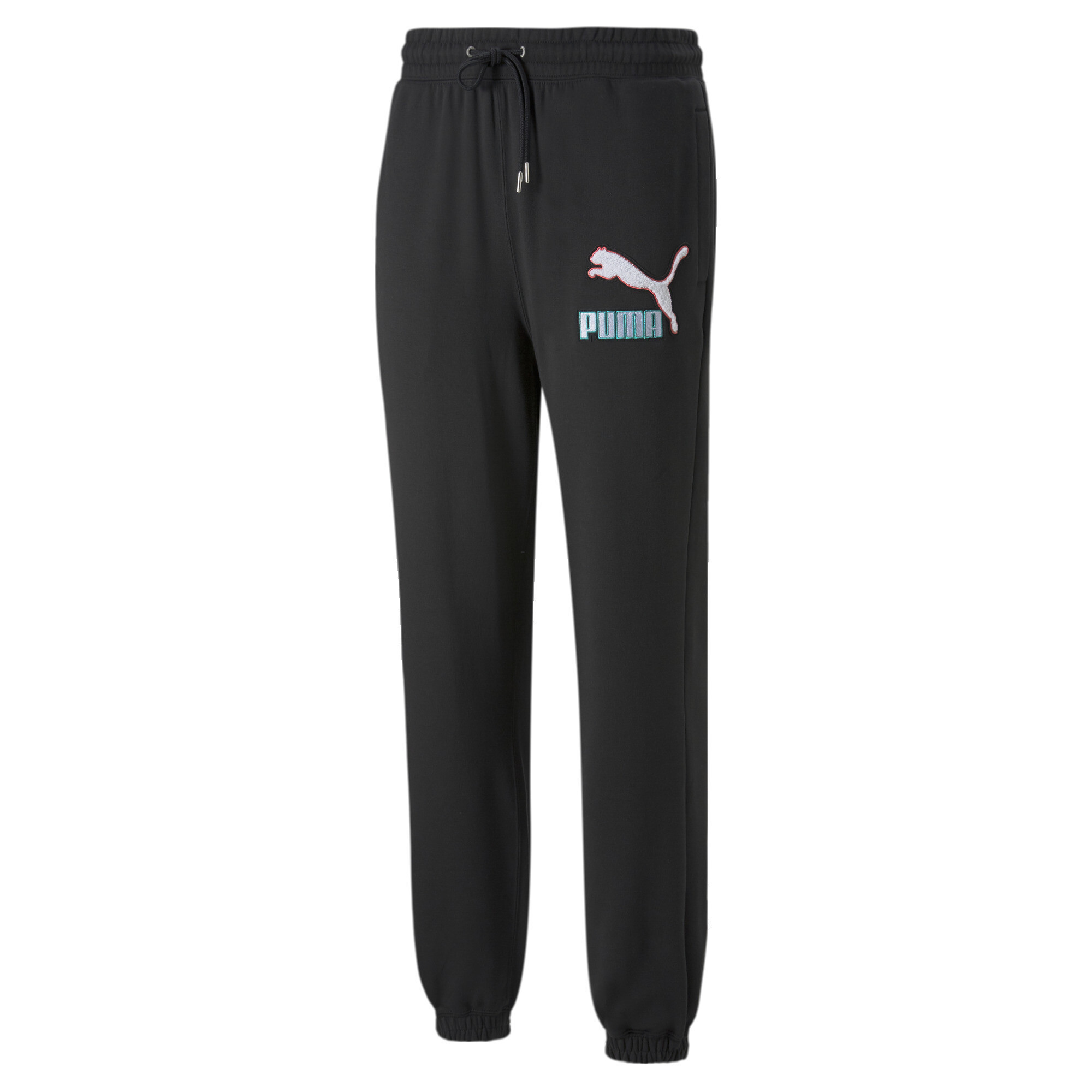 Men's PUMA Fandom Sweatpants Men In Black, Size Medium