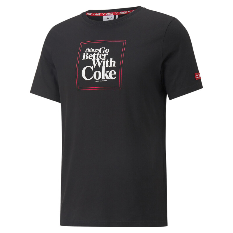 

Men's PUMA X COCA COLA Graphic Regular Fit T-Shirt, Black