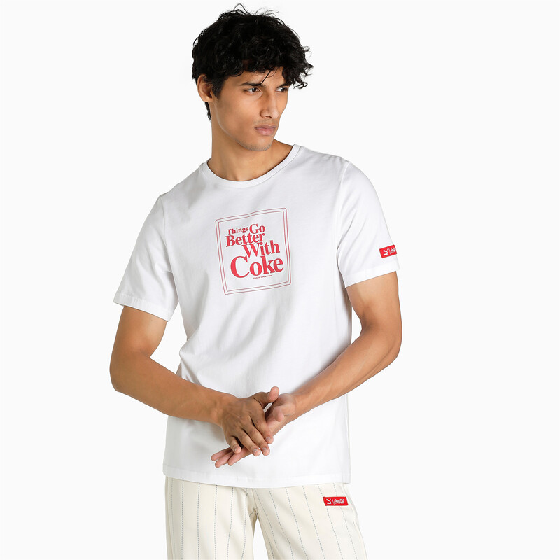 

Men's PUMA X COCA COLA Graphic Regular Fit T-Shirt, White