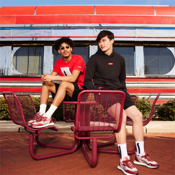 PUMA x COCA-COLA Shorts Men, Puma Black, large-ZAF