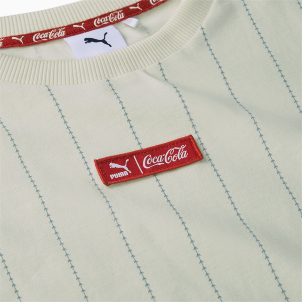 PUMA x COCA-COLA All-Over-Print Tee Women, Ivory Glow, large-ZAF