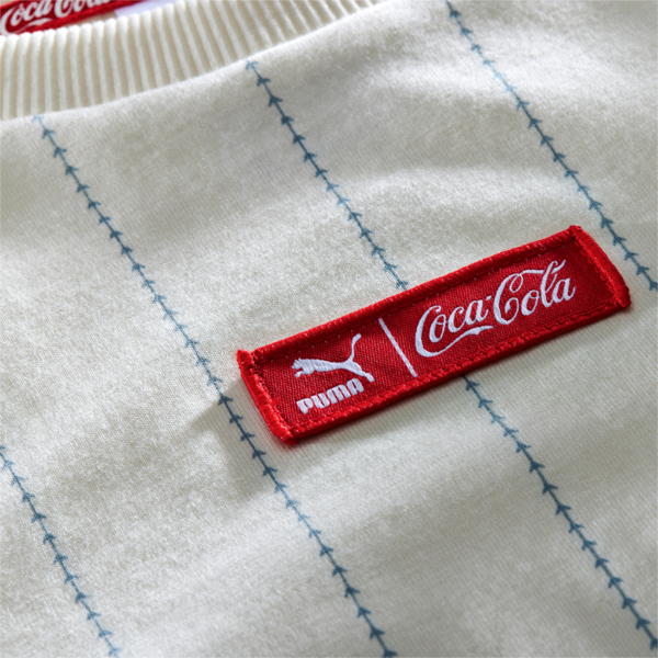 PUMA x COCA-COLA All-Over-Print Tee Women, Ivory Glow, large-ZAF