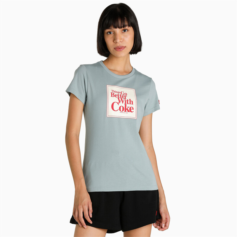 Women's PUMA X COCA-COLA Graphic Regular Fit T-Shirt, Slate