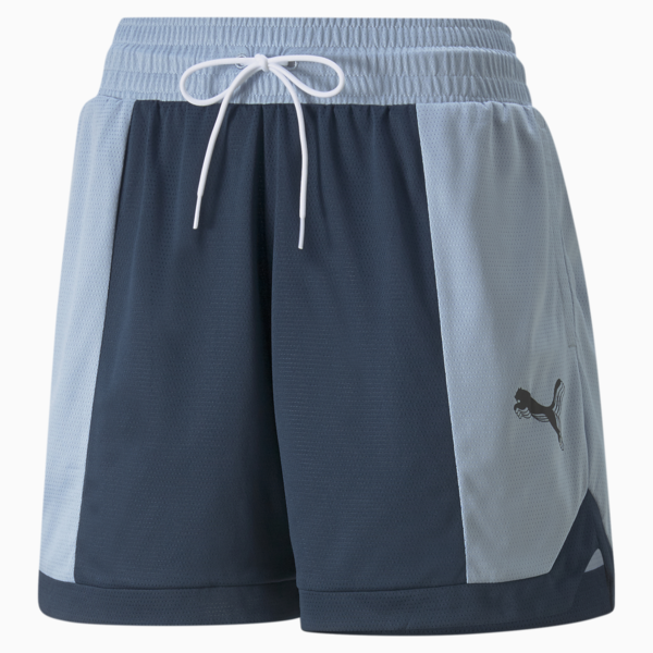 MOD Mesh Basketball Shorts Women, Blue Wash-Marine Blue, large-ZAF