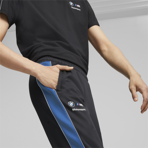BMW M Motorsport MT7 Slim Track Pants Men, Puma Black-M color, large-ZAF