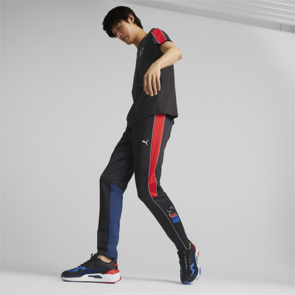 BMW M Motorsport MT7 Slim Track Pants Men, Puma Black-M color, large-ZAF