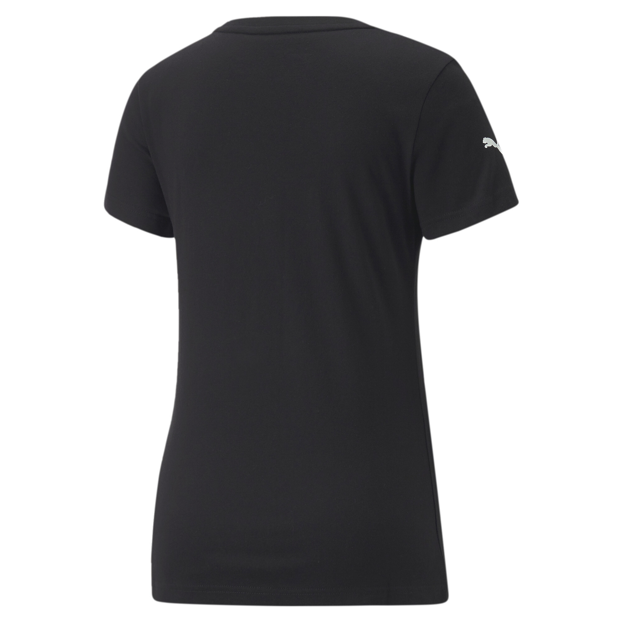 BMW M Motorsport Essentials T-shirt met logo voor Dames, Zwart, Maat XXS | PUMA