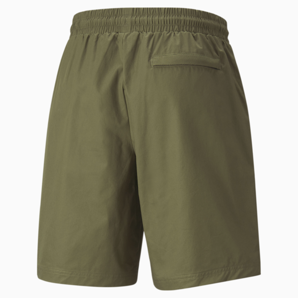 Hill Camp Twill Shorts Men, Dark Green Moss, large-ZAF