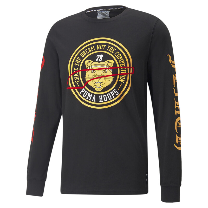 

Men's PUMA Young Dylan Long Sleeve Basketball Regular Fit T-Shirt