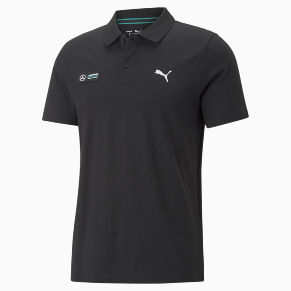 Mercedes-AMG Petronas Motorsport F1 Essentials Polo Shirt Men, Puma Black, large-ZAF