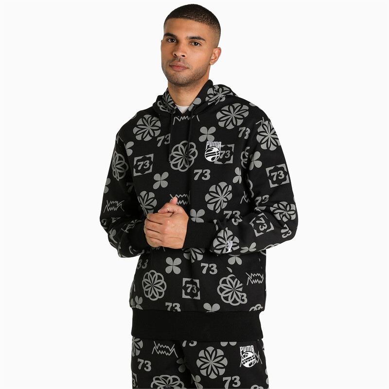 

Men's PUMA Booster Clyde Print Basketball Regular Fit Hoodie