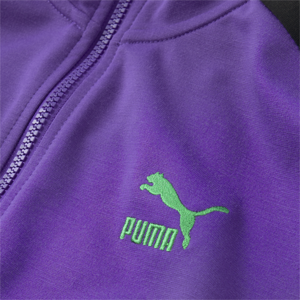 PUMA x DUA LIPA T7 Jacket Women, ROYAL PURPLE-Puma Black, large-ZAF