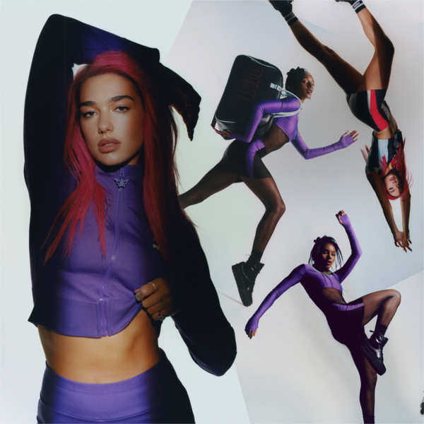 PUMA x DUA LIPA T7 Jacket Women, ROYAL PURPLE-Puma Black, large-ZAF