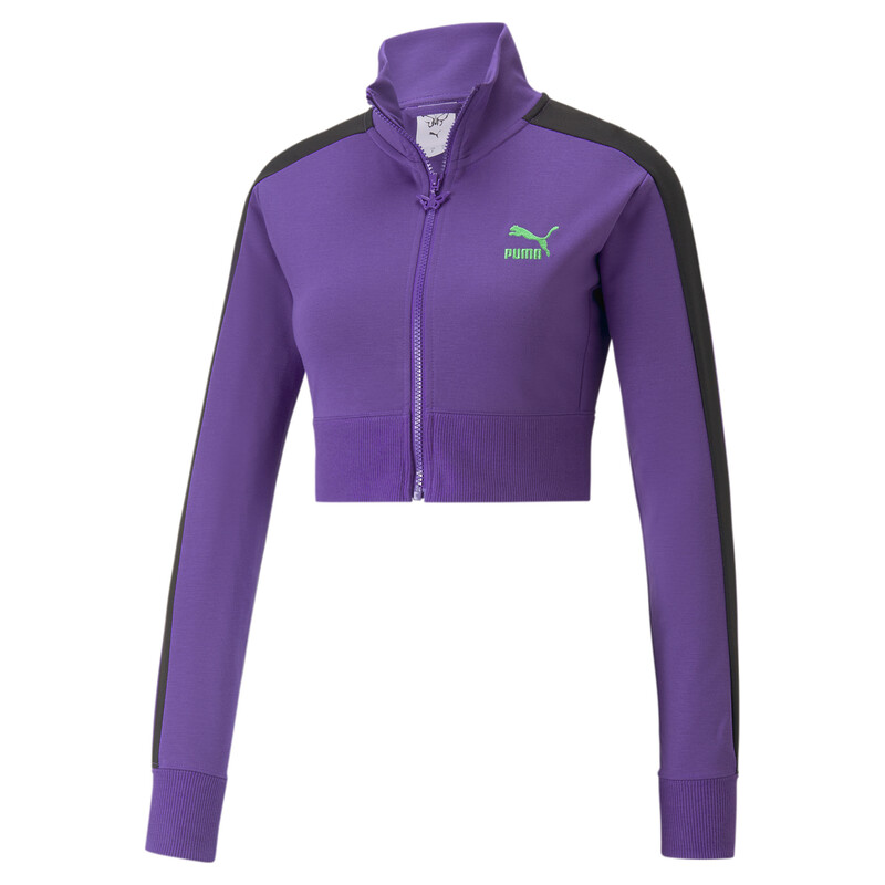 

Women's PUMA X DUA LIPA T7 Jacket, Black/purple/blue