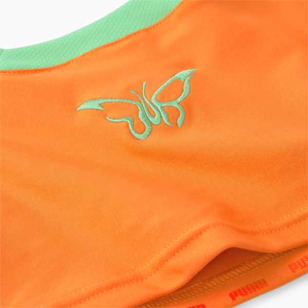 PUMA x DUA LIPA Long Sleeve Crop Tee Women, Carrot, large-ZAF