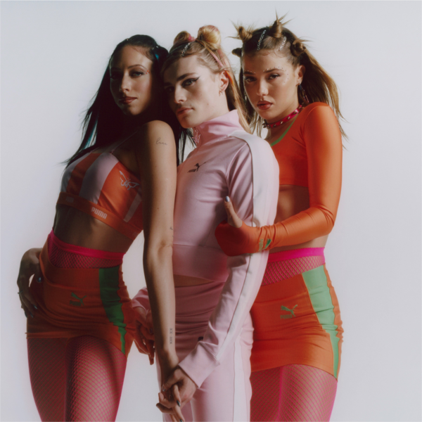 PUMA x DUA LIPA Mini Skirt Women, Carrot, large-ZAF