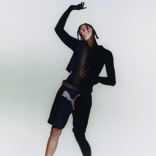 PUMA x DUA LIPA Basketball Shorts Women, Puma Black, large-ZAF