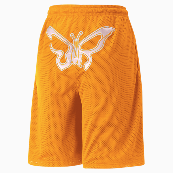 PUMA x DUA LIPA Basketball Shorts Women, Carrot, large-ZAF
