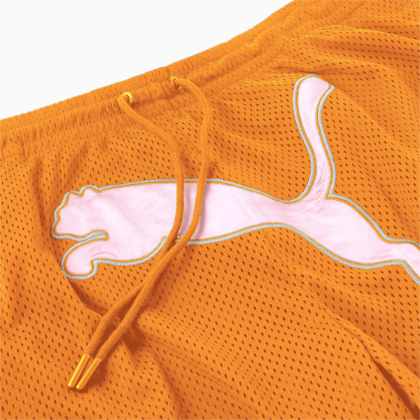 PUMA x DUA LIPA Basketball Shorts Women, Carrot, large-ZAF
