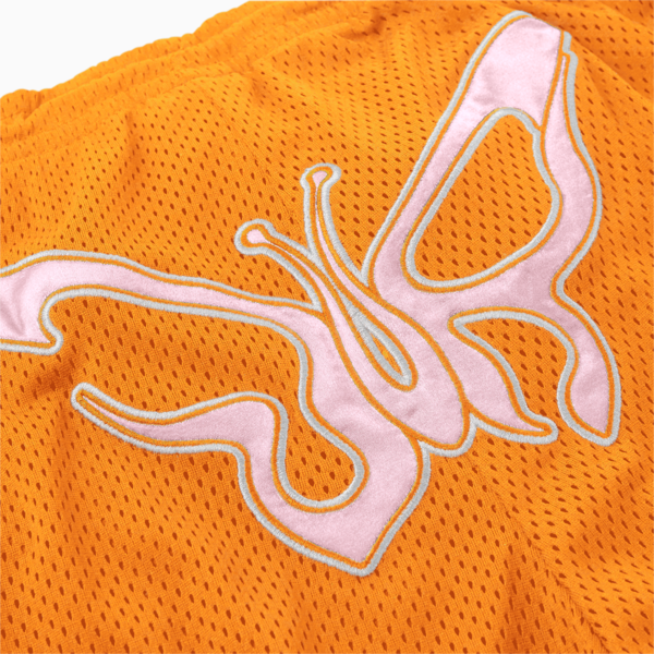PUMA x DUA LIPA Basketball Shorts Women, Carrot, large-ZAF